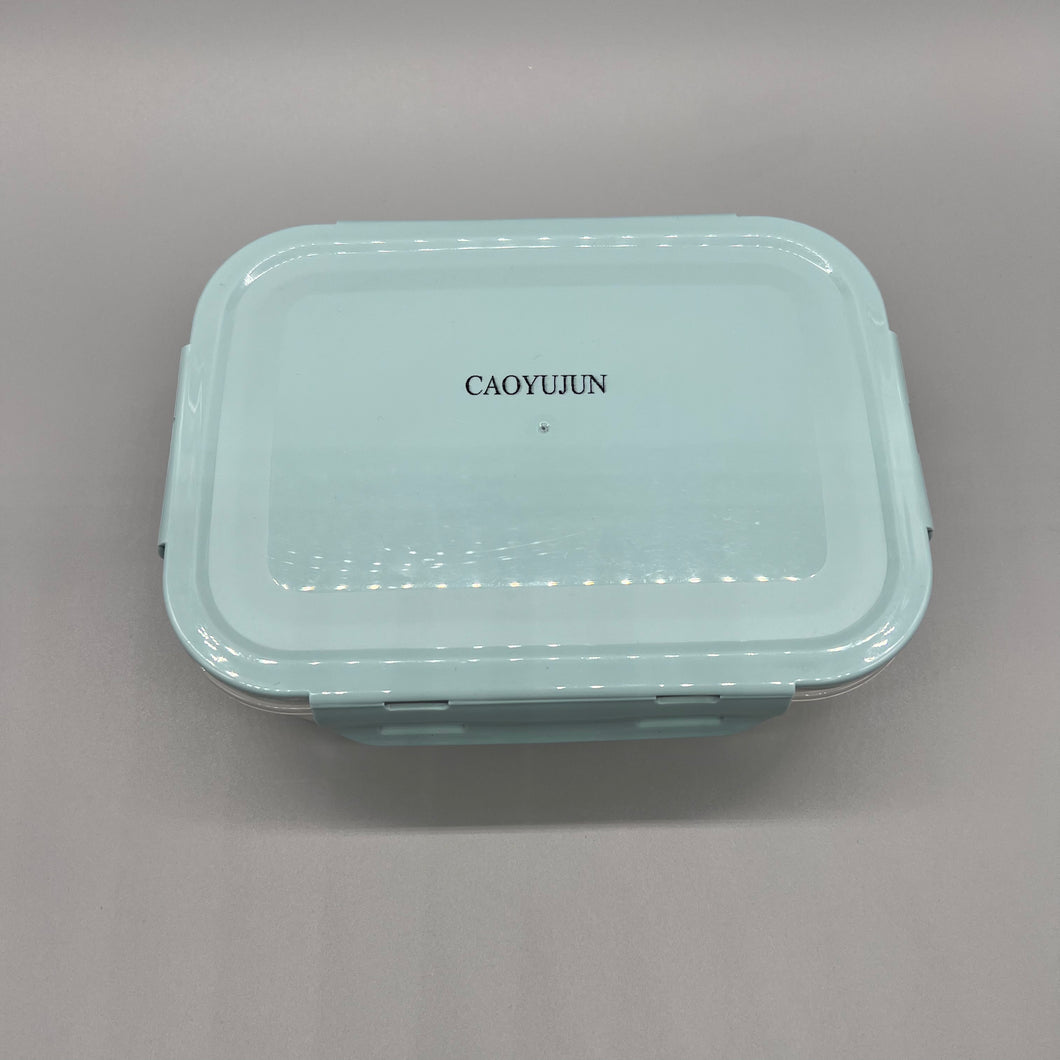 CAOYUJUN Bento boxes,Leak Proof Food Storage and Meal Prep Container for Adults and Kids, Microwave Oven and Steamer Safe Lunch Bowl with Non-Slip Silicone Sleeve, Dishwasher Safe, 100% BPA-Free.