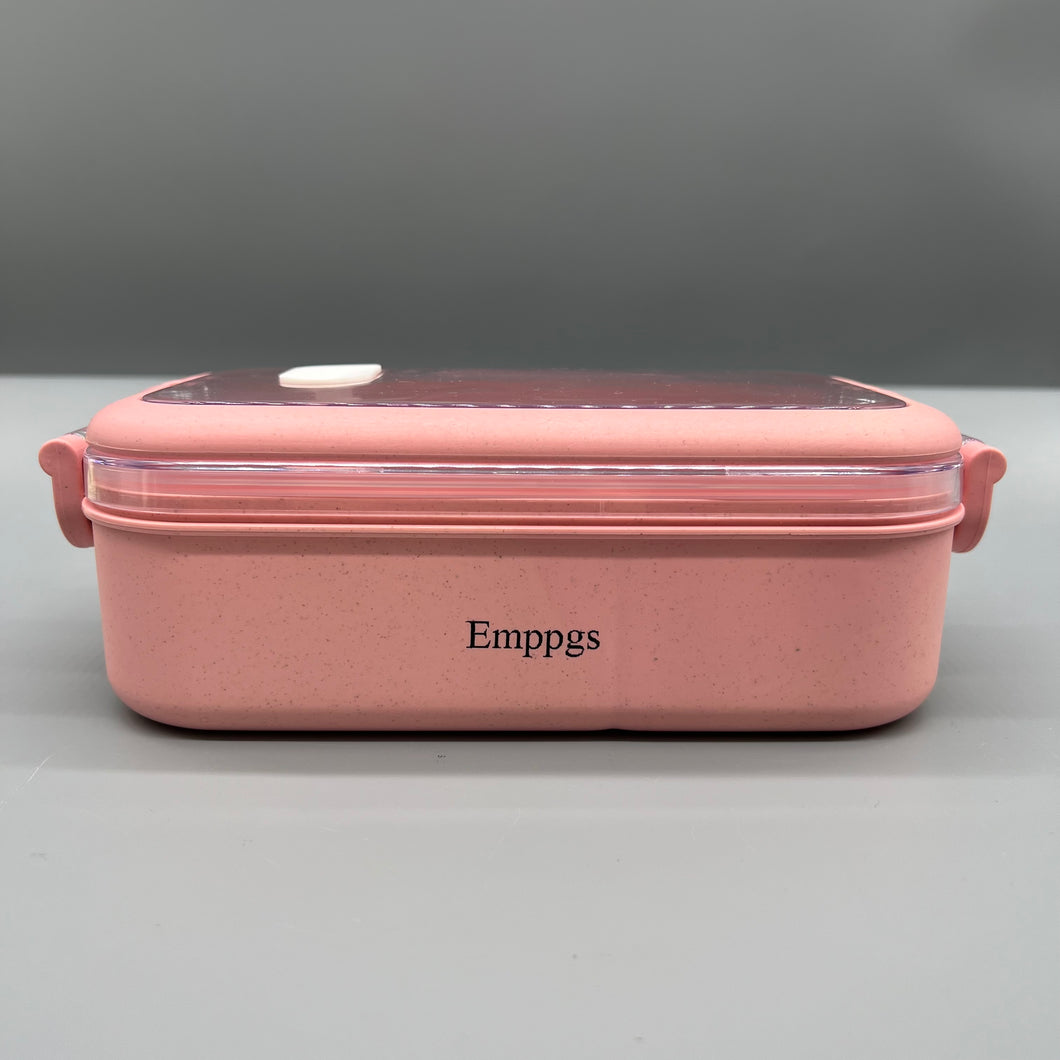 Emppgs Bento boxes,Bento Box Lunch Box Kids, Lunch Box, Lunch Containers for Kids Toddler,Bento Boxes with 2 Compartments & Fork, Leak-Proof