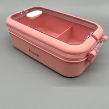 Load image into Gallery viewer, Emppgs Bento boxes,Bento Box Lunch Box Kids, Lunch Box, Lunch Containers for Kids Toddler,Bento Boxes with 2 Compartments &amp; Fork, Leak-Proof
