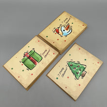 Load image into Gallery viewer, xihett Christmas cards,Greeting Card Merry Christmas Design for Holiday with 3pcs Envelopes- 4x6inch, 3pcs (3 designs,1pcs per design)
