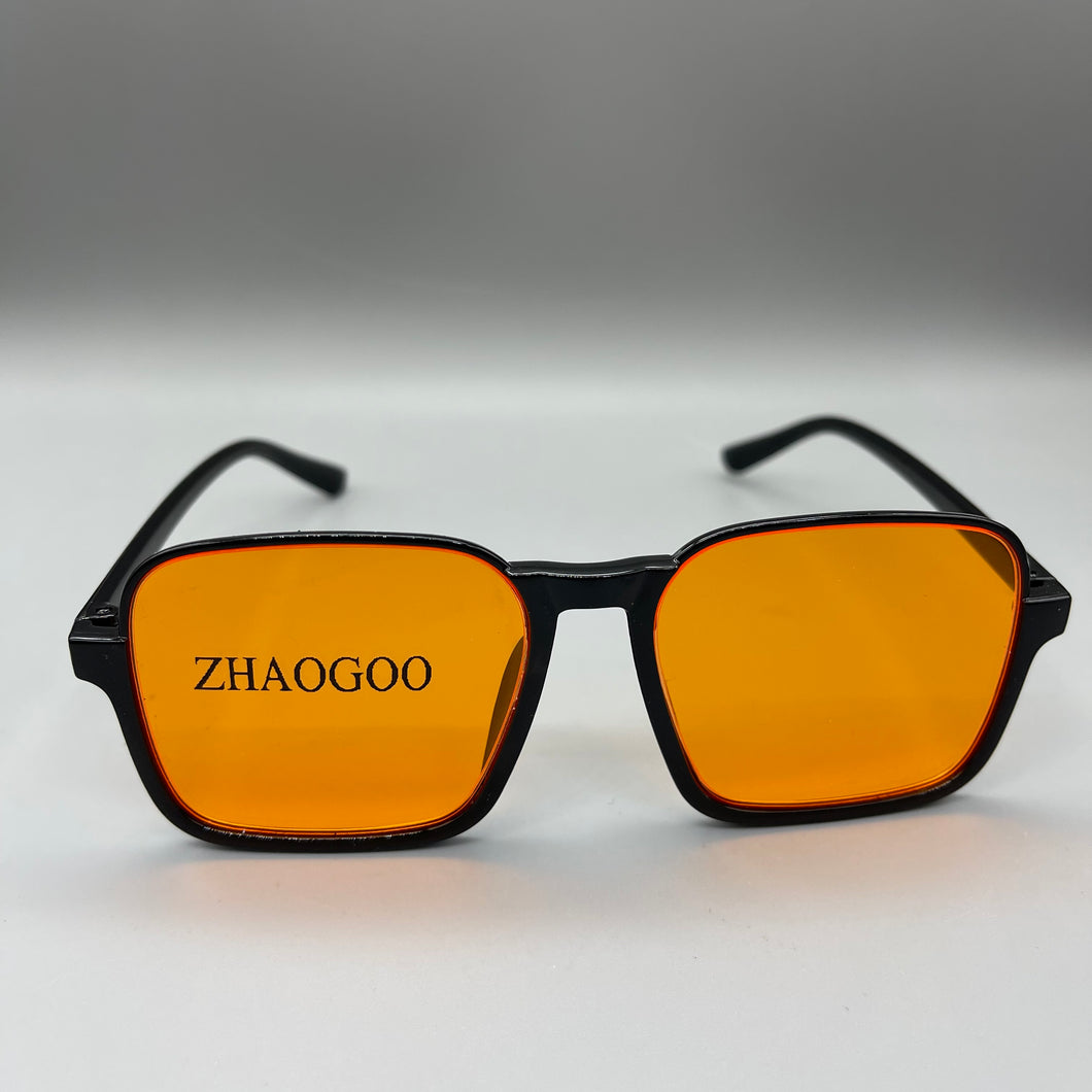 ZHAOGOO Frames for spectacles and sunglasses ,Retro Shade Glasses, Polarized Sunglasses for Men /Women, Matte Finish Sun glasses Lens 100% UV Blocking