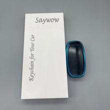 Load image into Gallery viewer, Saywow Keychain for Your car,Suitable for Audi key fob cover, 3 buttons, smart remote key protective case support, Blue.
