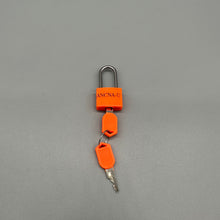 Load image into Gallery viewer, ANCNA-U Metal locks,Luggage Lock with Key, 2 Pack, orange
