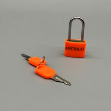 Load image into Gallery viewer, ANCNA-U Metal locks,Luggage Lock with Key, 2 Pack, orange
