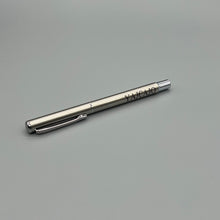 Load image into Gallery viewer, YAJCAJO Office stationery,Silver paint ballpoint pen,silver surface, Schmidt ink refill, best ballpoint pen gift for men and women, professional, administrative office, beautiful pen.
