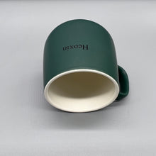 Load image into Gallery viewer, Hcoxin Tea cups,Tea Cup for Office and Home, 14 Oz Coffee Cup with Lid and Coffee Spoon, Birthday, Christmas Gifts, House Warming Gifts New Home, 1 Pack (Dark Green)
